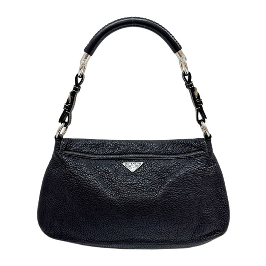 Black Leather Shoulder Bag