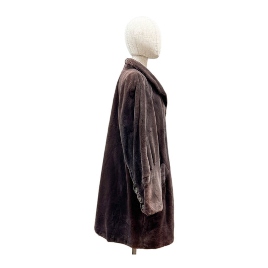 Brown Fur Coat F Size