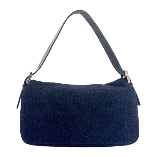 Baguette in Black Cashmire Shoulder Bag