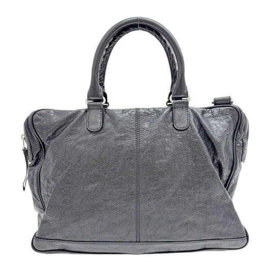 Papier Black Leather Two Way Bag