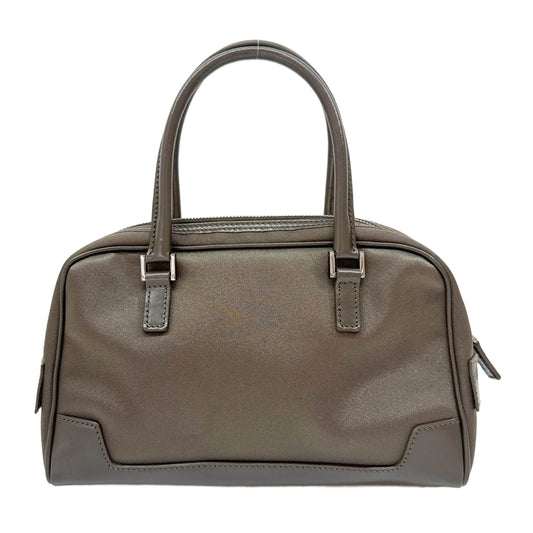 Moss Bronze Satin Hand Bag