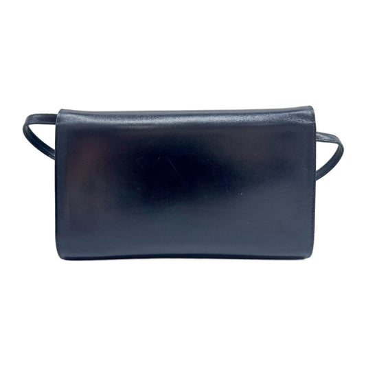 Midnight Blue Leather Shoulder Bag