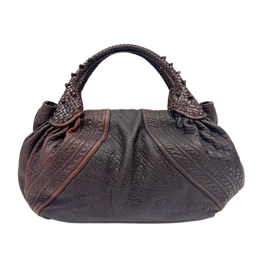 Spy Brown Leather Shoulder Bag
