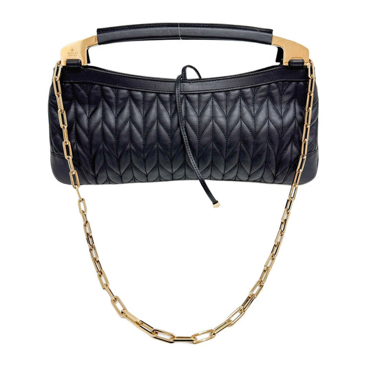 Black Leather Two-Way Bag