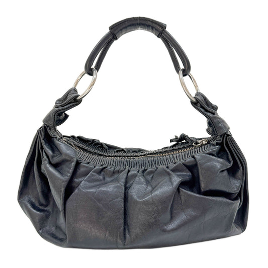 Black Leather Shoulder Bag