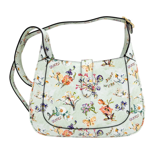 Jackie 1961 Limited Edition Pastel Green "Flora" Leather Shoulder Bag