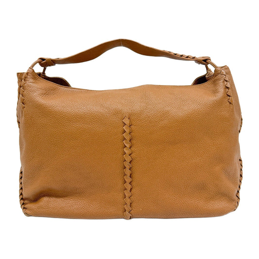 Intrecciato Brown Leather Hobo Bag