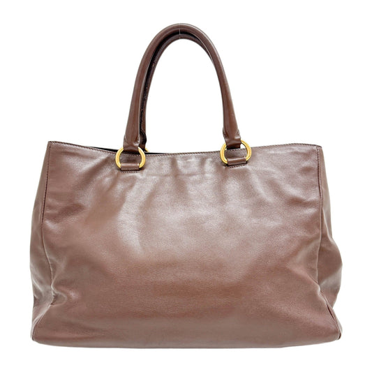 Brown leather Tote Bag