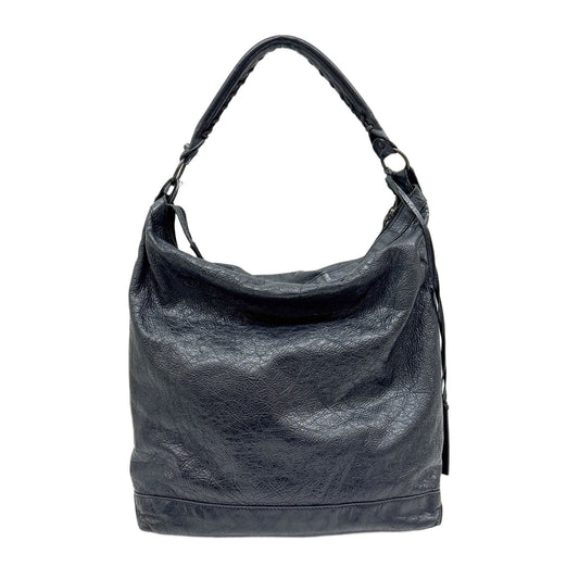 The Day Black Leather Shoulder Bag