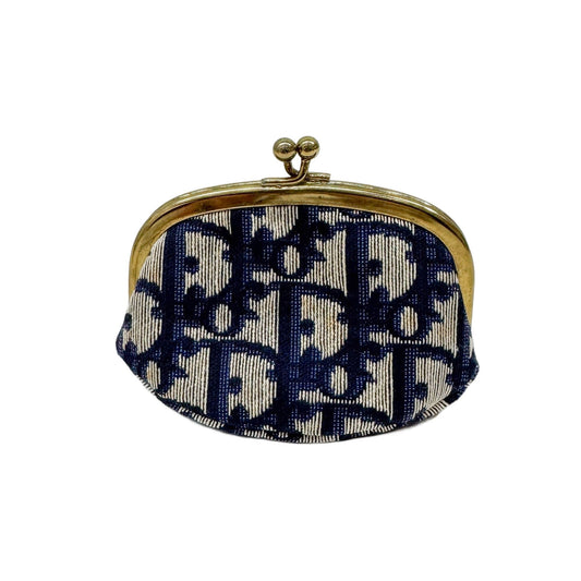 Blue Trotter Canvas Coin Purse