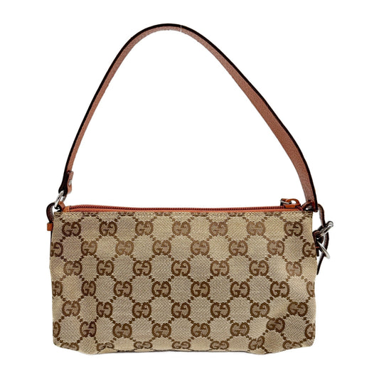 Brown GG Canvas Shoulder Bag