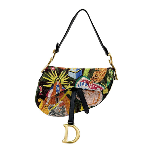 Saddle Multicolor Beaded Embroidered Two-Way