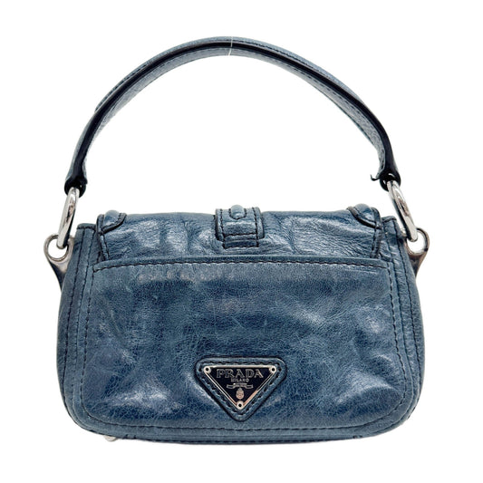 Mini Peacock Blue Hand Bag