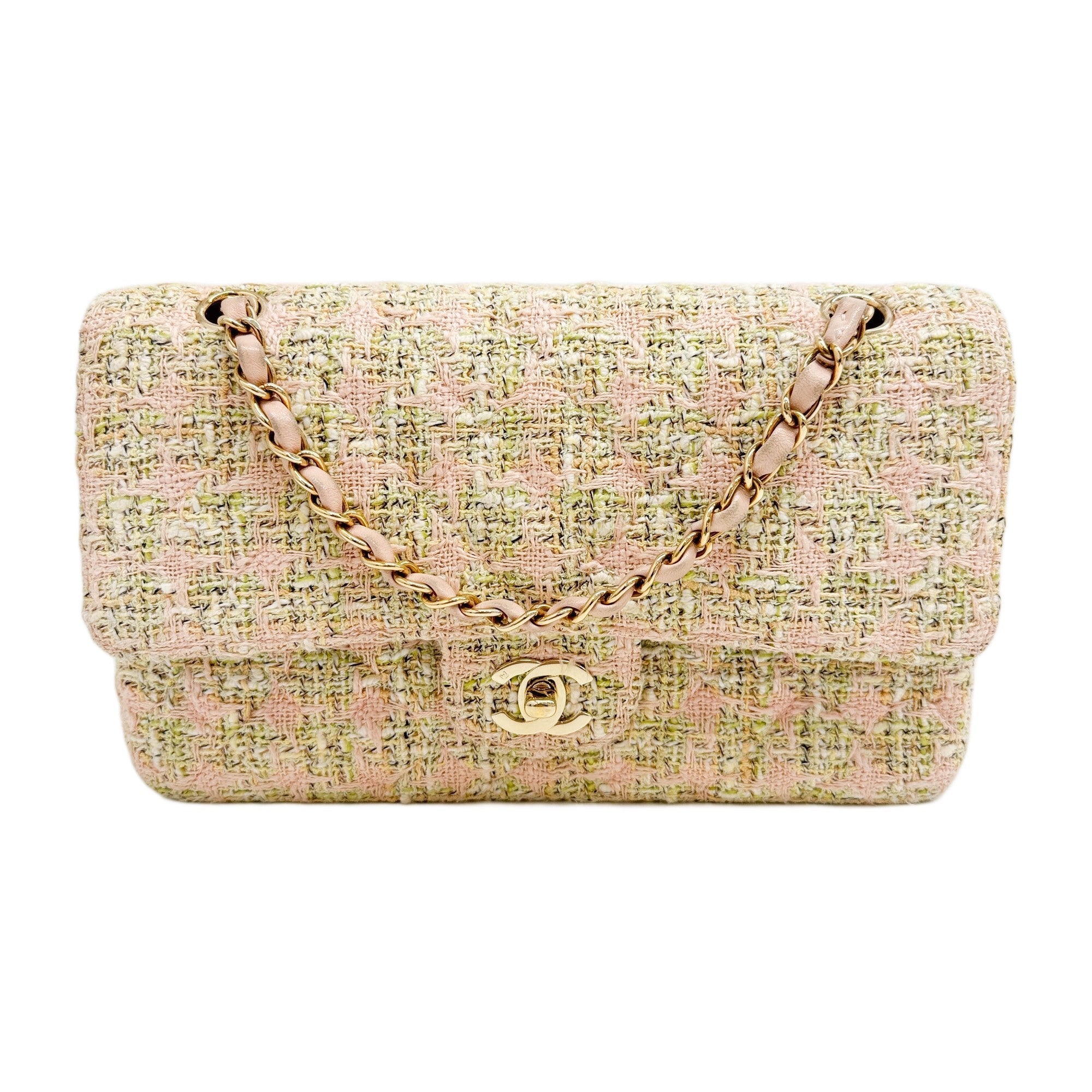 Classic Double Flap 2005-2006 Multicolor Tweed Shoulder Bag