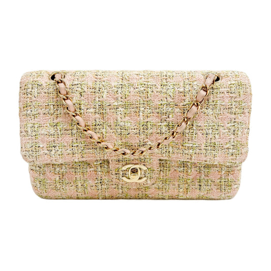 Classic Double Flap 2005-2006 Multicolor Tweed Shoulder Bag