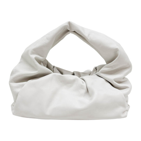 The Pouch White Leather Shoulder Bag