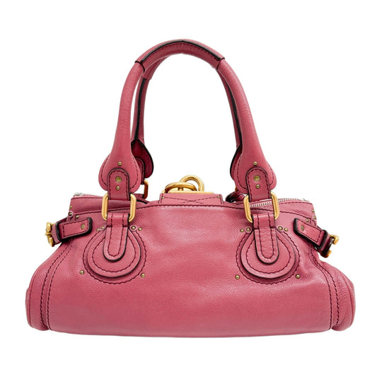 Paddington Berry Pink Leather Shoulder Bag