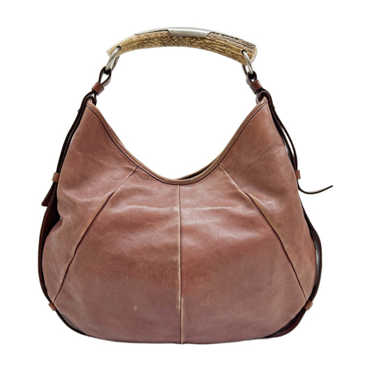Mombasa Brown Leather Shoulder Bag