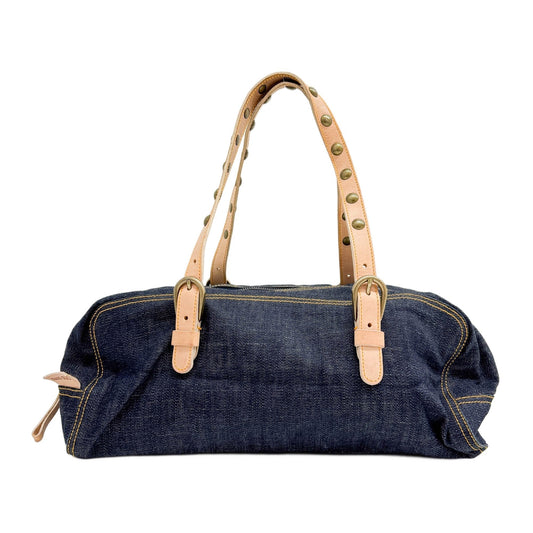 Joie Blue Denim Shoulder Bag