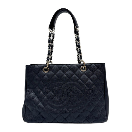 Grand Shopping Tote 2009-2010 Matelasse Black Leather Shoulder Bag