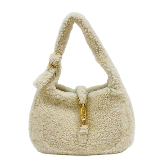 Jackie 1961 Off-white Boa Shoulder Bag