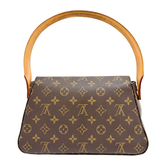 Brown Monogram Canvas Shoulder Bag