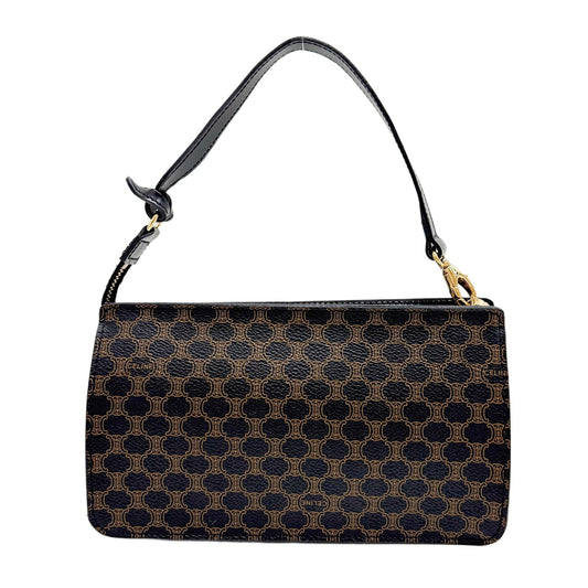 Macadam Triomphe Black Leather Clutch Bag