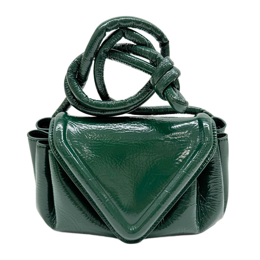 Small Beak Green Patent Leather Shoulder Bag