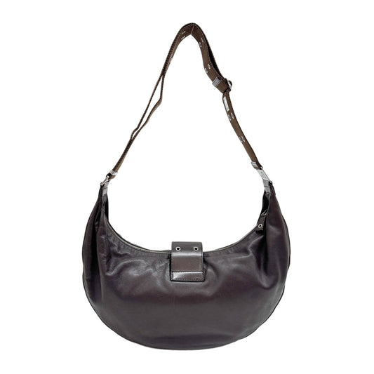 Street Chic Hobo Brown Leather Shoulder Bag