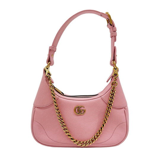 Small Aphrodite Pink Leather Two Way Bag