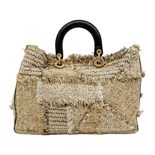 Diorissimo Brown Tweed Two Way Bag