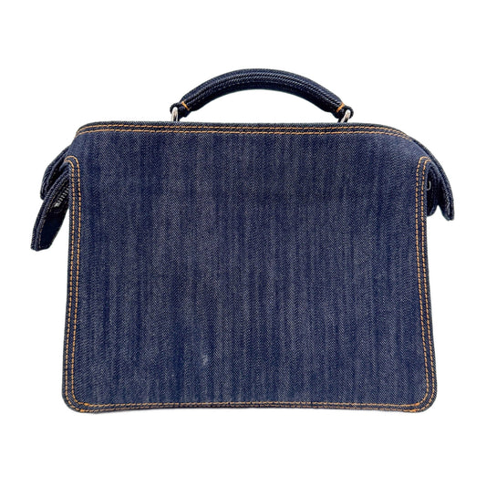Mini Peekaboo IseeU Blue Denim Two Way Bag