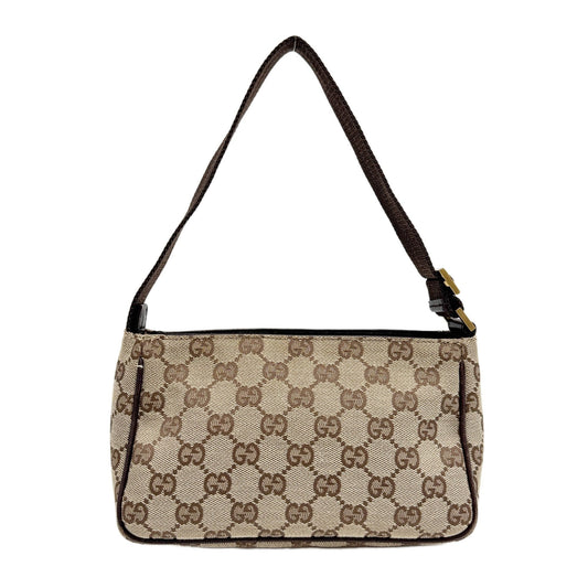 Brown GG Canvas Shoulder Bag