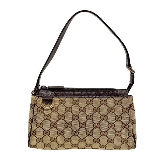 Brown GG Canvas Pouch Shoulder Bag