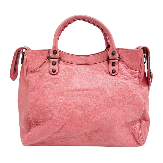 Velo Grenadine Pink Leather Two Way Bag
