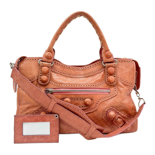 Giant 21 The City Brogues Rose Blush Orange Two Way Bag