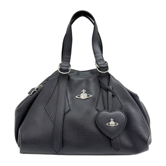 Black Leather Hand Bag