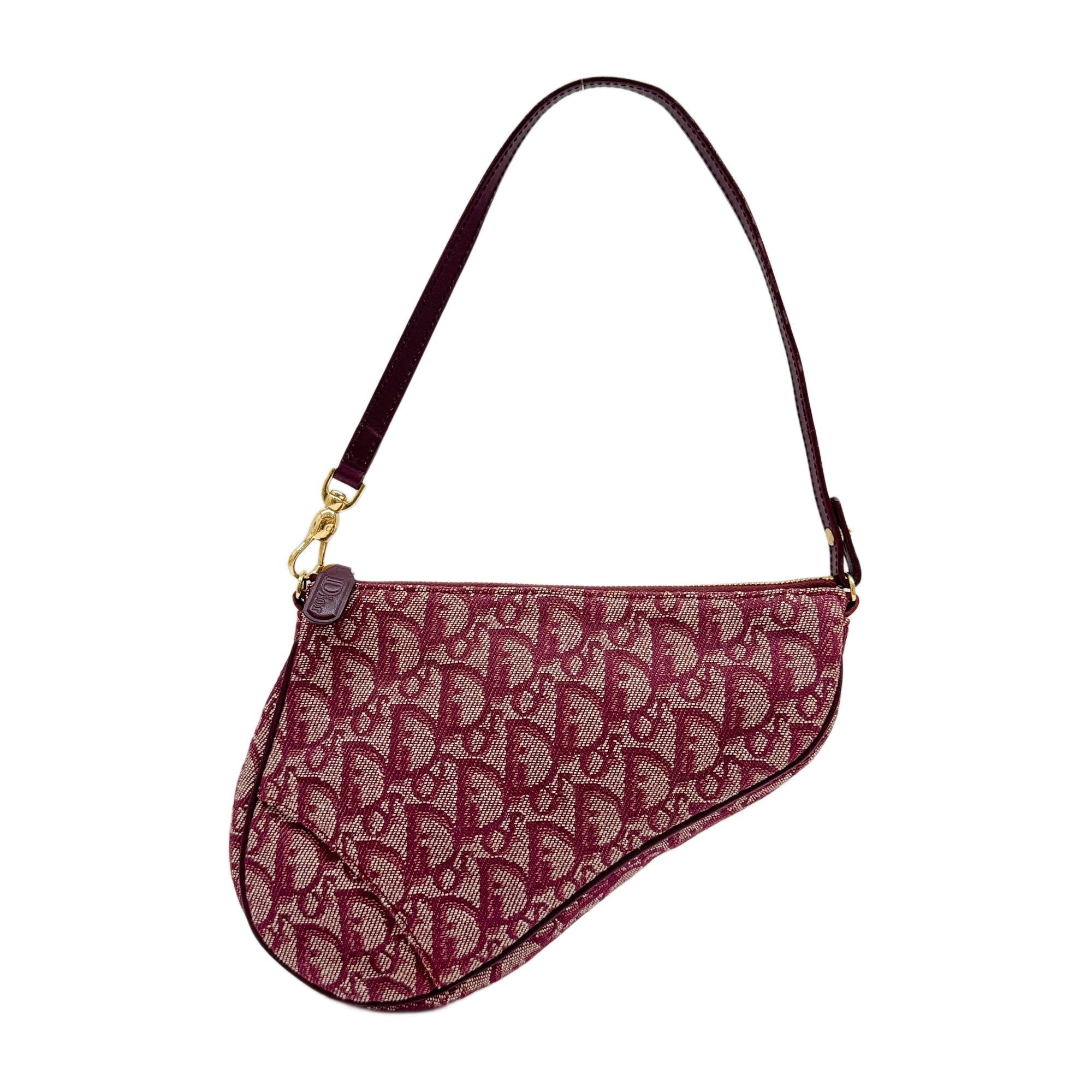 Mini Saddle Red Trotter Canvas Handle Bag