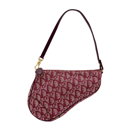 Mini Saddle Red Trotter Canvas Handle Bag