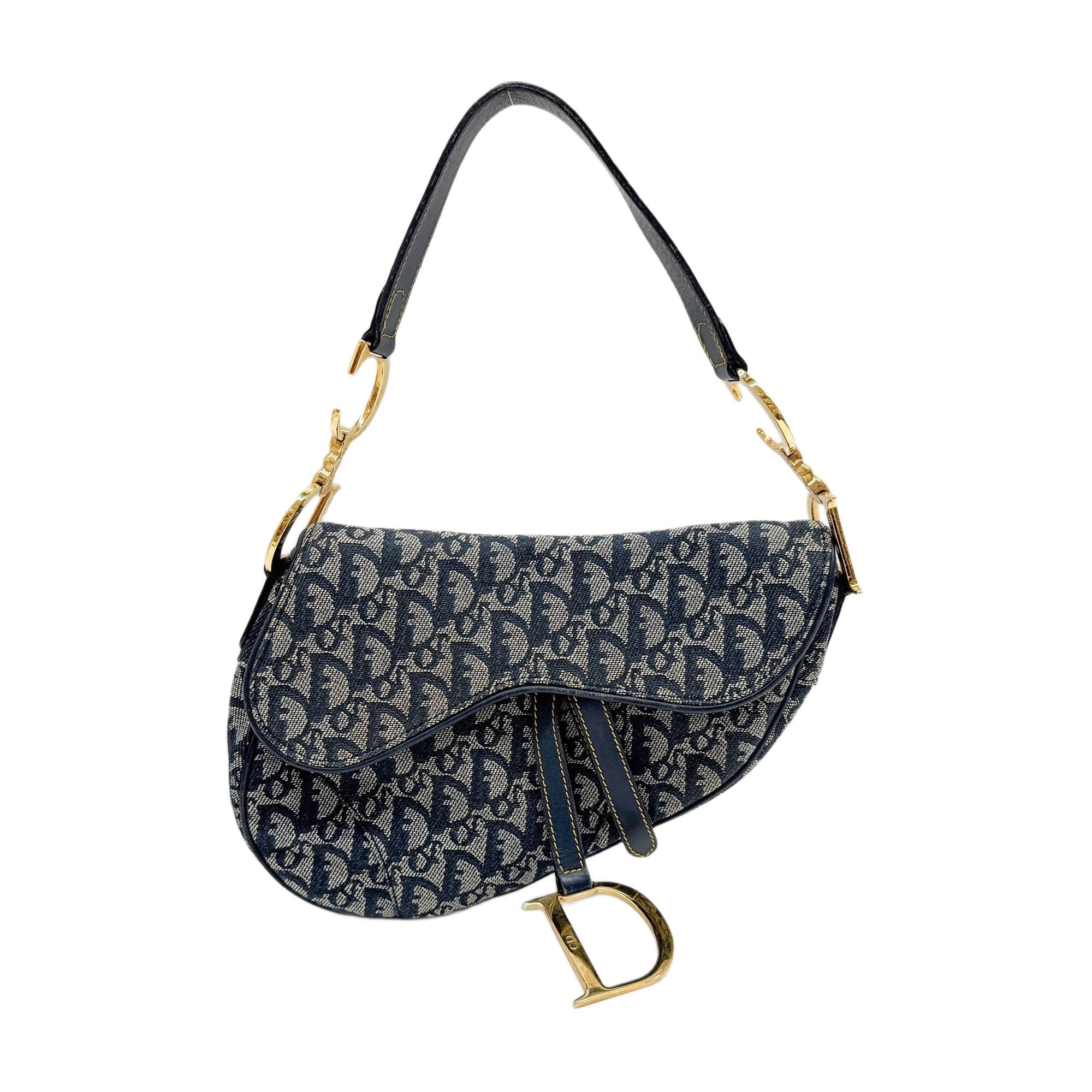 Saddle Trotter Denim Shoulder Bag