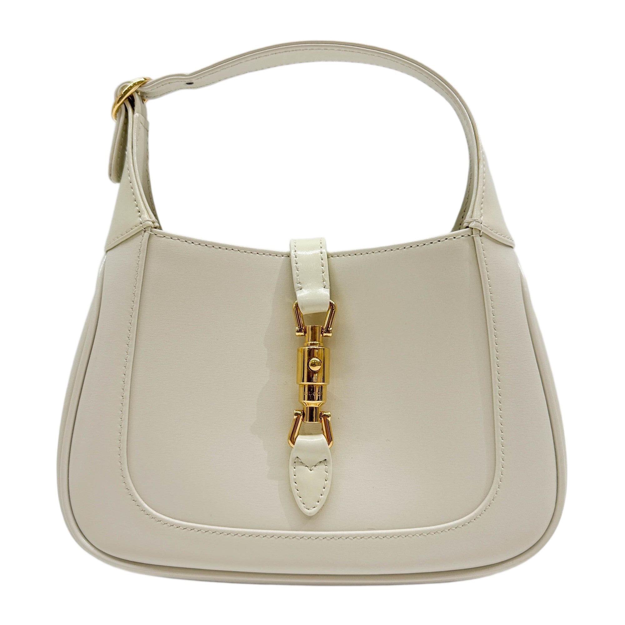 Mini Jackie 1961 Eggshell White Leather Shoulder Bag