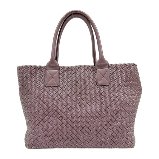 Cabat Intrecciato Dusty Purple Leather Hand Tote Bag