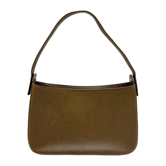 Clay Brown Leather Shoulder Bag
