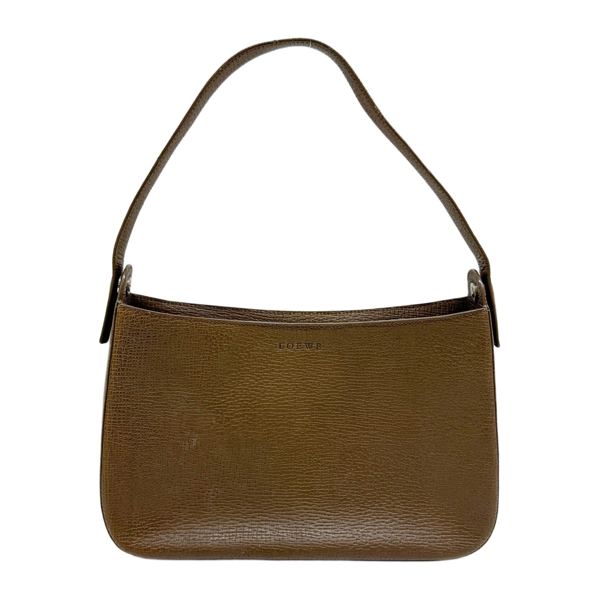 Clay Brown Leather Shoulder Bag