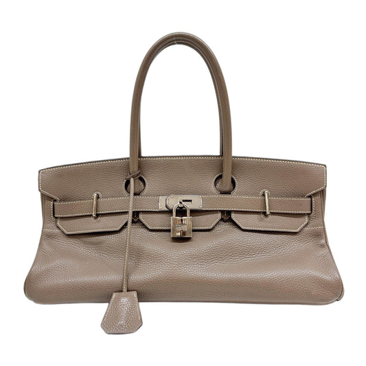 JPG Shoulder Birkin 40 2006 Etoupe Gray Togo Leather Bag