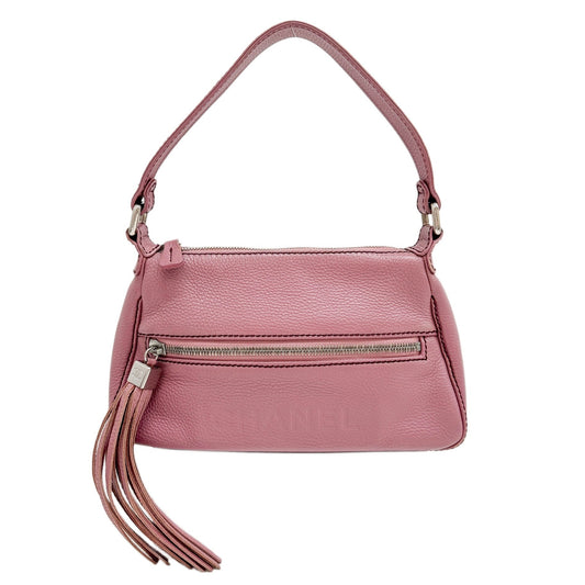 LAX Tassel Bowler 2002-2003 Pink Leather Shoulder Bag