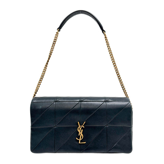 Jamie Dark Green Leather Shoulder Bag