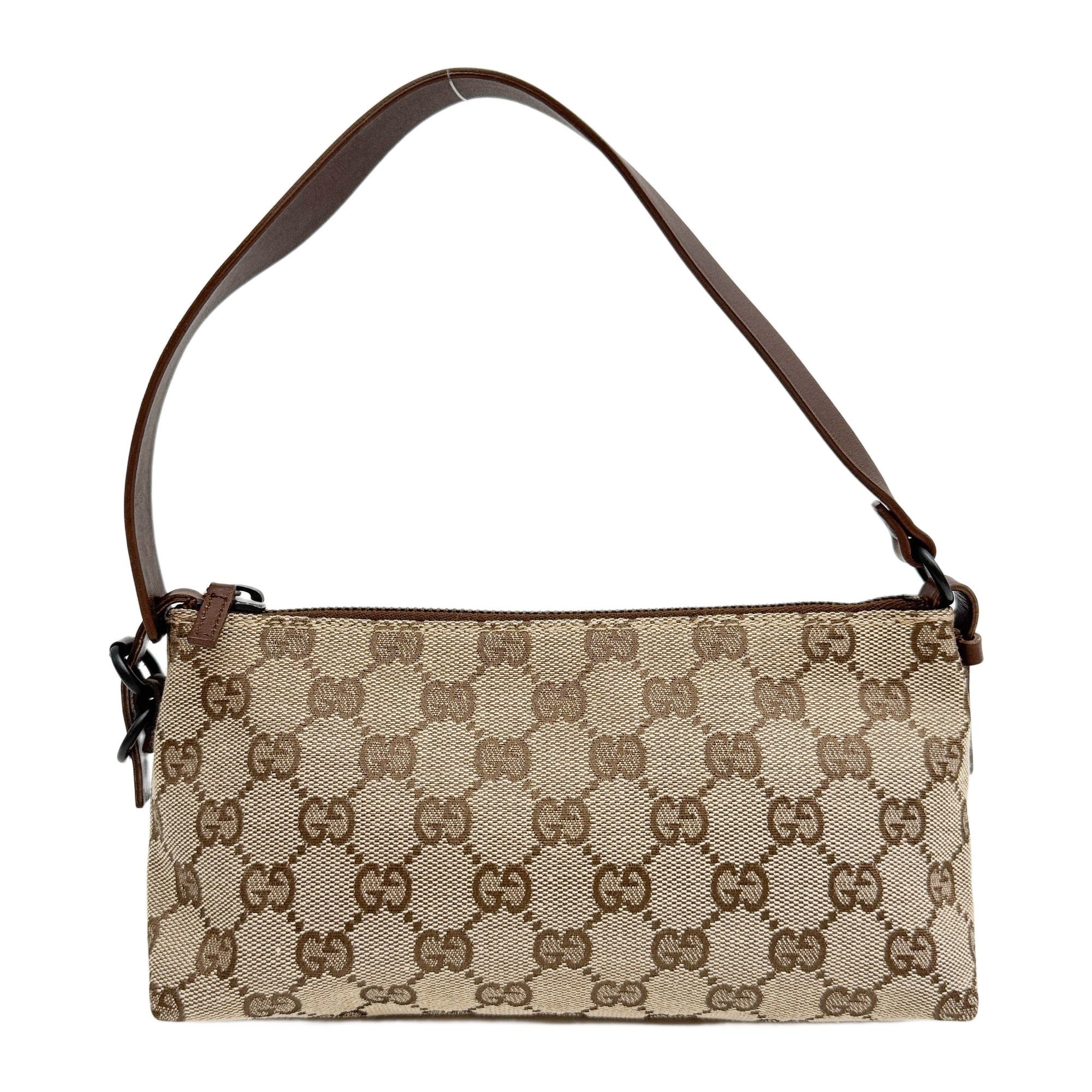 Boat GG Brown Canvas Shoulder Bag