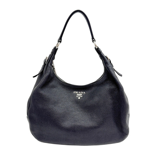Black Leather Shoulder Bag