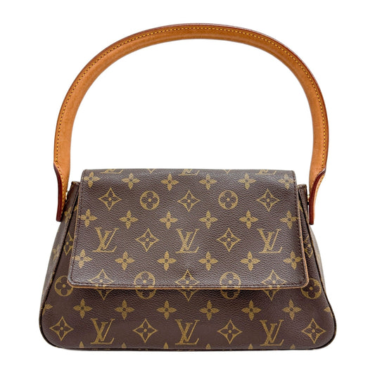 Looping GM Brown Monogram Canvas Handle Bag